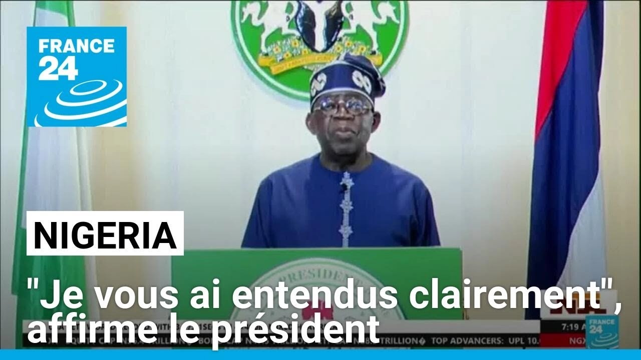 Nigeria : le président Bola Tinubu appelle à la fin des manifestations contre la vie chère