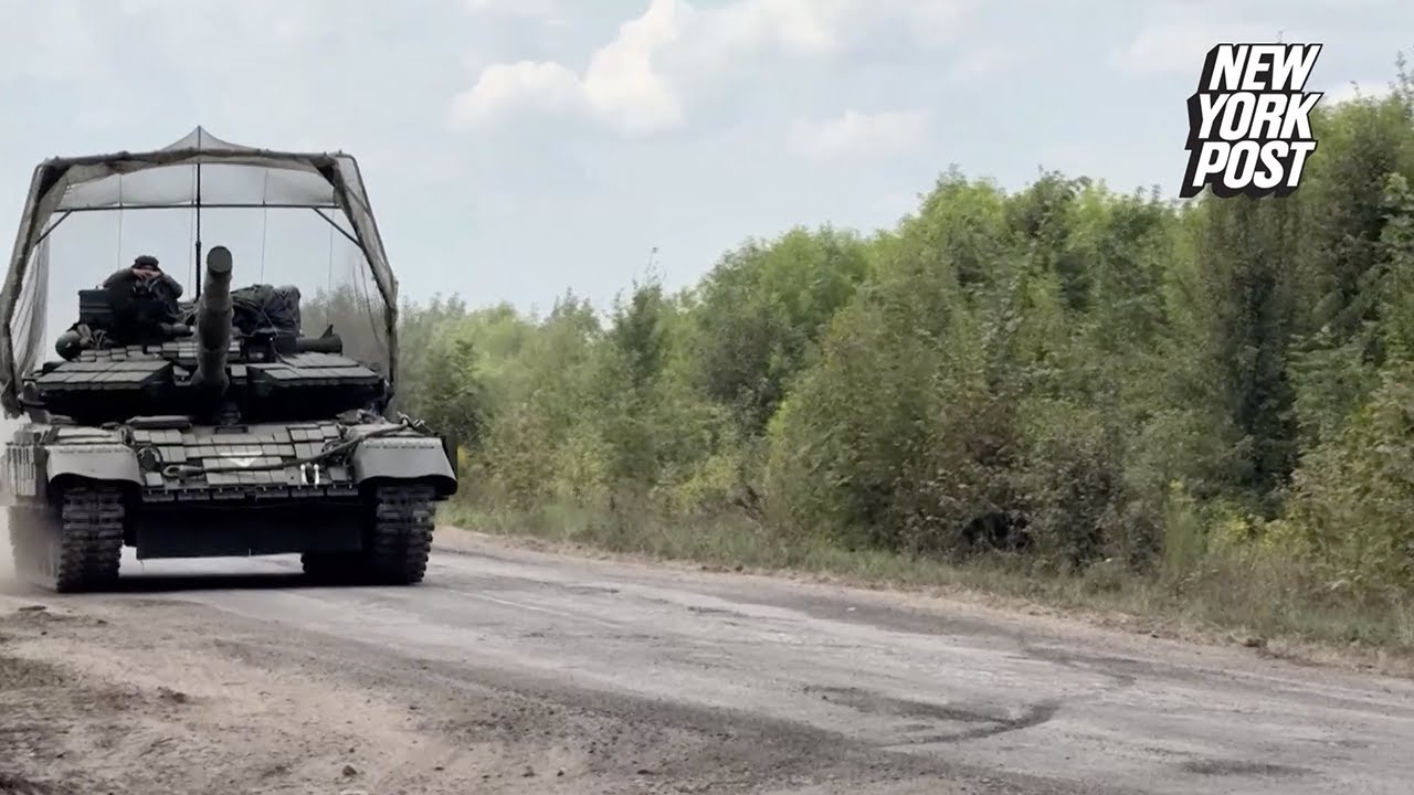 Ukrainian military equipment moved near Russian border