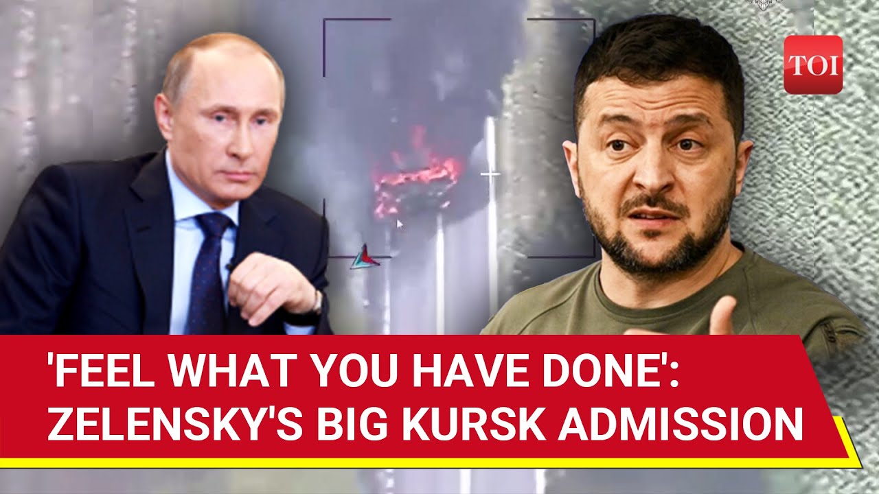 Putin's Big Move After Zelensky's Kursk Challenge; Russia Downs 75 Ukrainian Drones | Watch