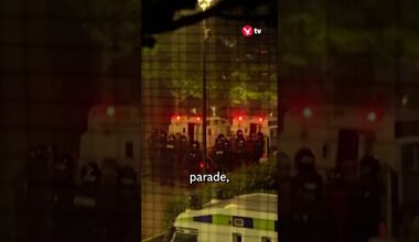 Petrol Bombs thrown at police inLondonderry #shorts #news