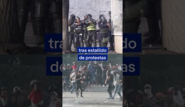 Violencia y represión tras estallido de protestas contra reelección de Maduro en Venezuela