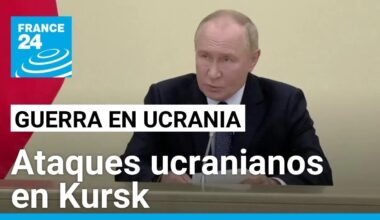 Putin hace advertencias a Ucrania tras ataque a territorio ruso • FRANCE 24 Español