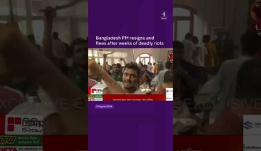 Bangladesh PM resigns and flees after weeks of deadly riots