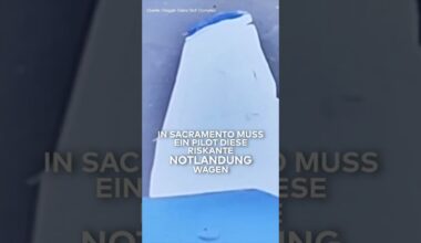SACRAMENTO: Bruchlandung auf einem Golfplatz! Pilot muss riskantes Manöver wagen!
