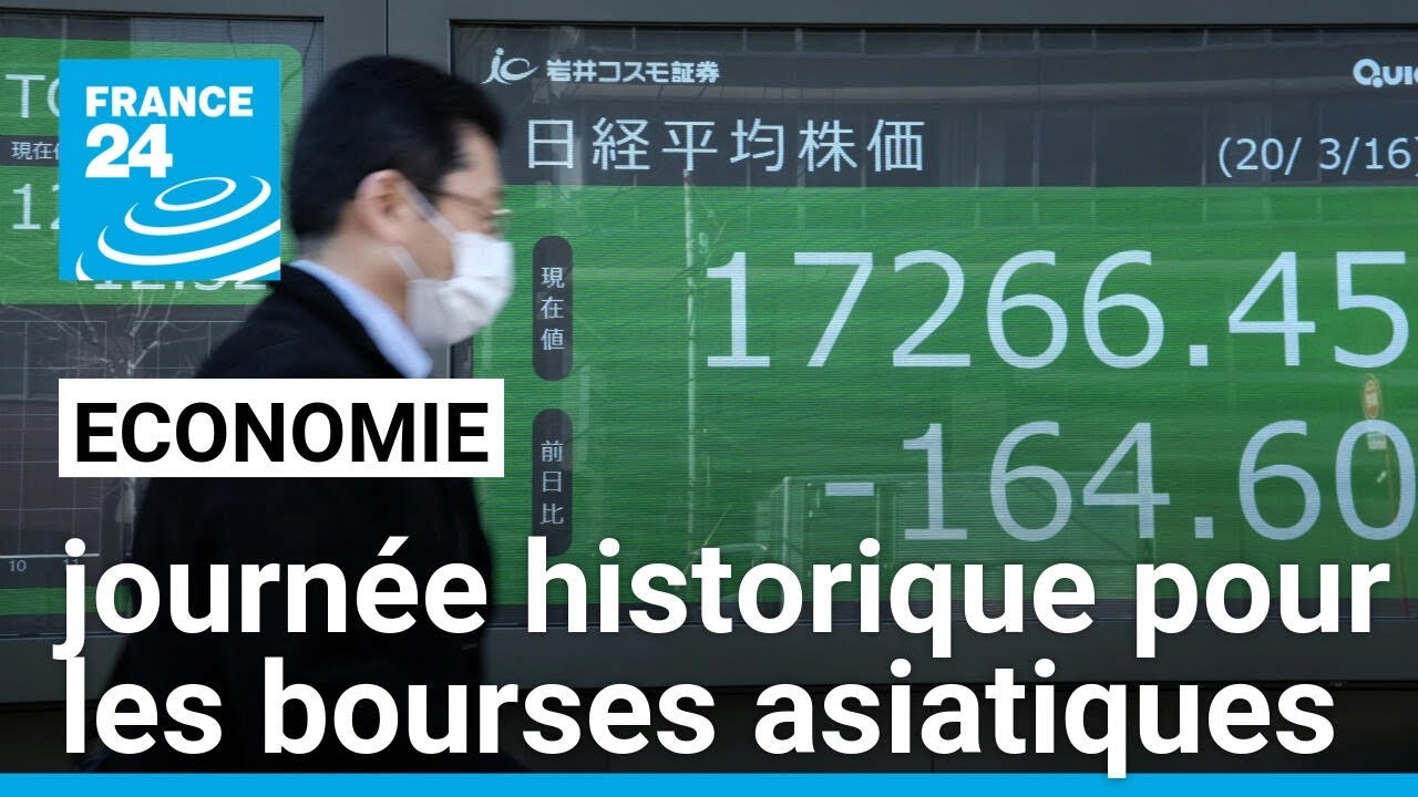 Economie : "C'est une journée historique pour les bourses asiatiques" • FRANCE 24