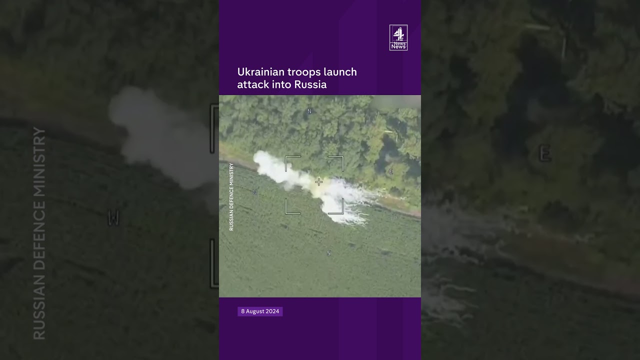 Ukraine troops launch attack into Russia