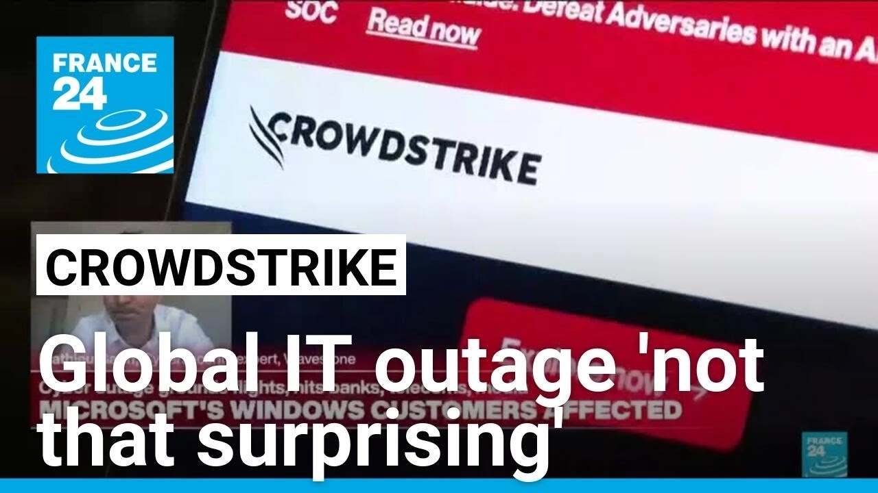 Global IT outage 'not that surprising' with tech providers 'everywhere in all different companies'