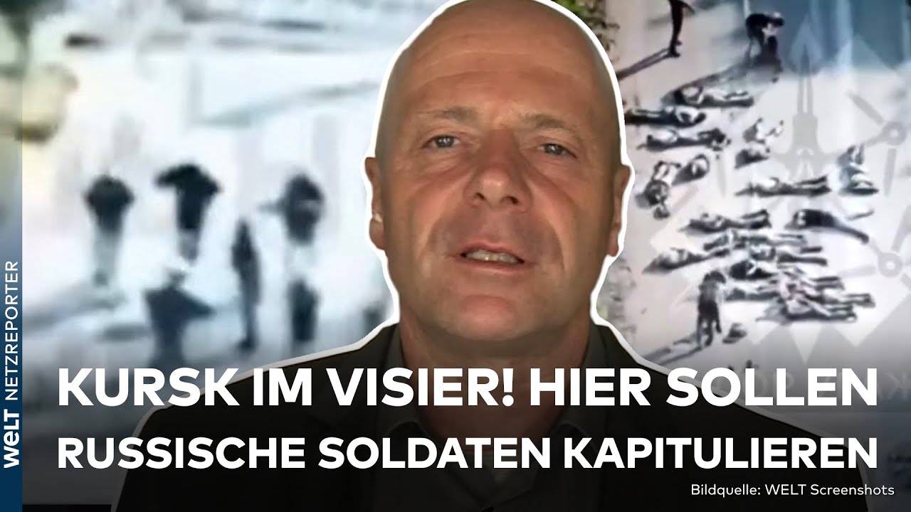 UKRAINE-KRIEG: Kursk im Visier! Aufnahmen sollen Kapitulation zahlreicher russischer Soldaten zeigen