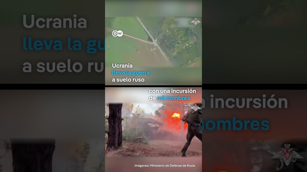 Ucrania lleva la guerra a suelo ruso con una incursión de mil hombres en la región rusa de Kursk