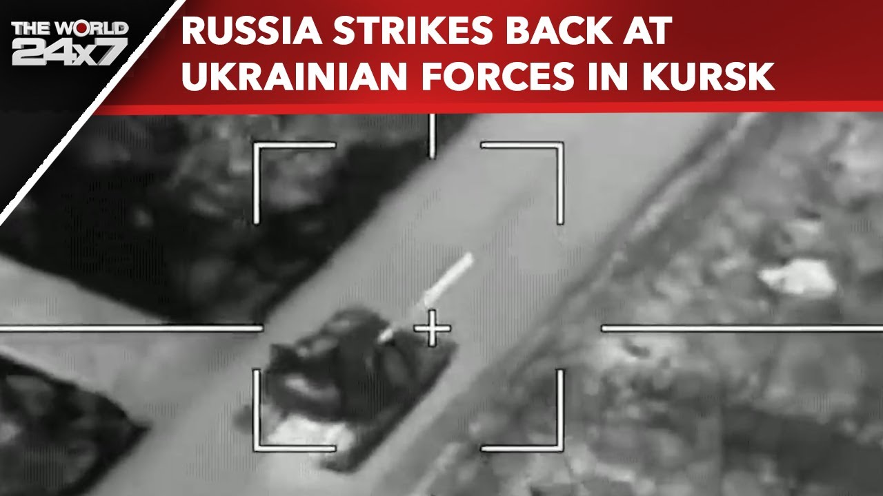 Russia Ukraine War | Russia Strikes Back At Ukrainian Forces In Kursk | The World 24X7