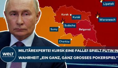 UKRAINE-KRIEG: Militärexperte! Kursk! Spielt Putin in Wahrheit ein "ganz, ganz großes Pokerspiel"?