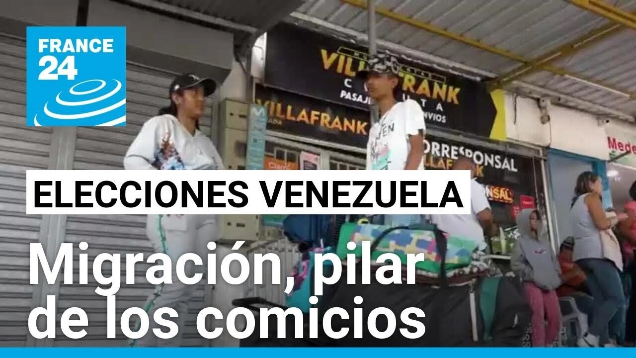 A pocos días de las elecciones, migrantes venezolanos abandonan su país