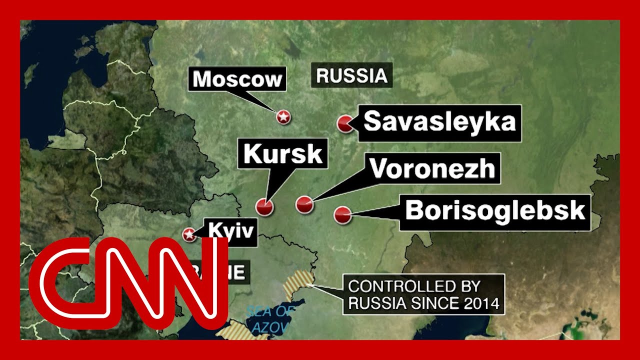 Ukraine launches its biggest drone attack on Russian airfields