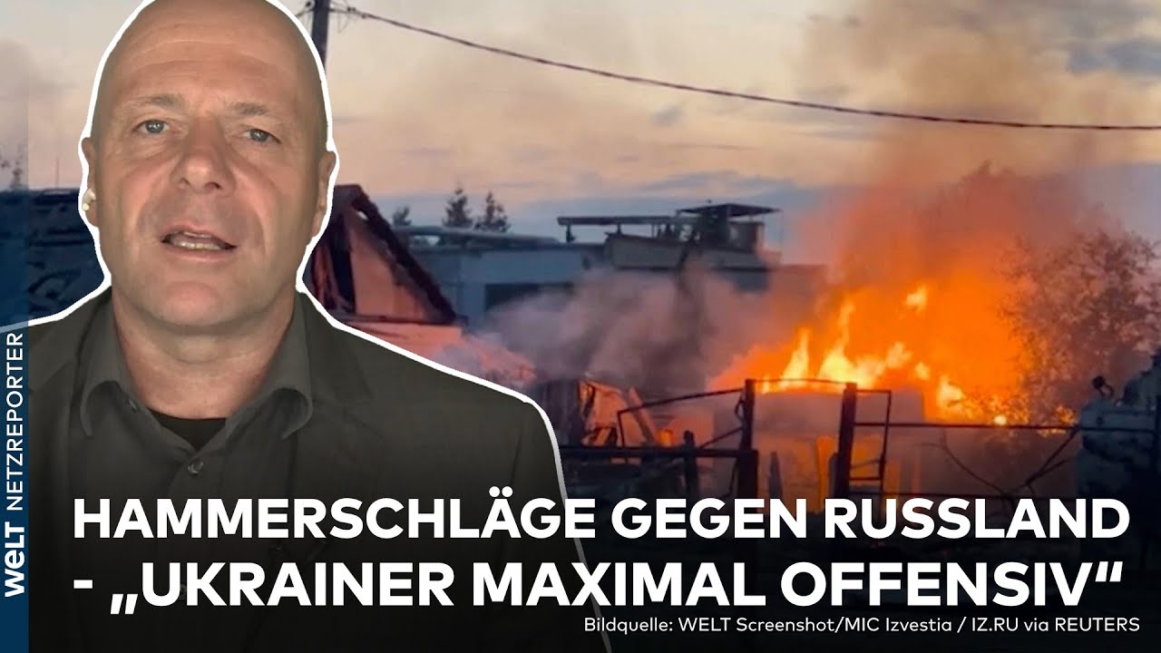 PUTINS KRIEG: Sturmangriff auf Kursk und Flughäfen - Ukrainische Schläge bringen Russen ins Wanken