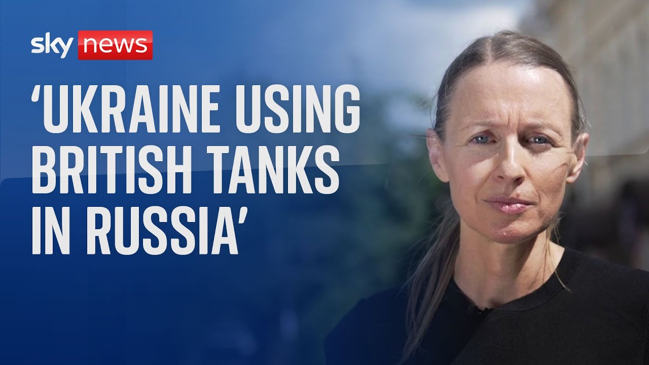 Ukraine thought to be using British tanks in Russian territory
