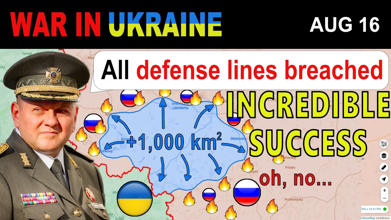 16 Aug: Unprecedented Victory: Ukrainians TAKE 1,000 SQ KM & 2,000 POWs | War in Ukraine Explained