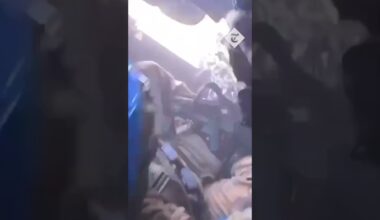 Video purports to show Russian FPV drone hitting a Ukrainian armoured vehicle in Kursk region