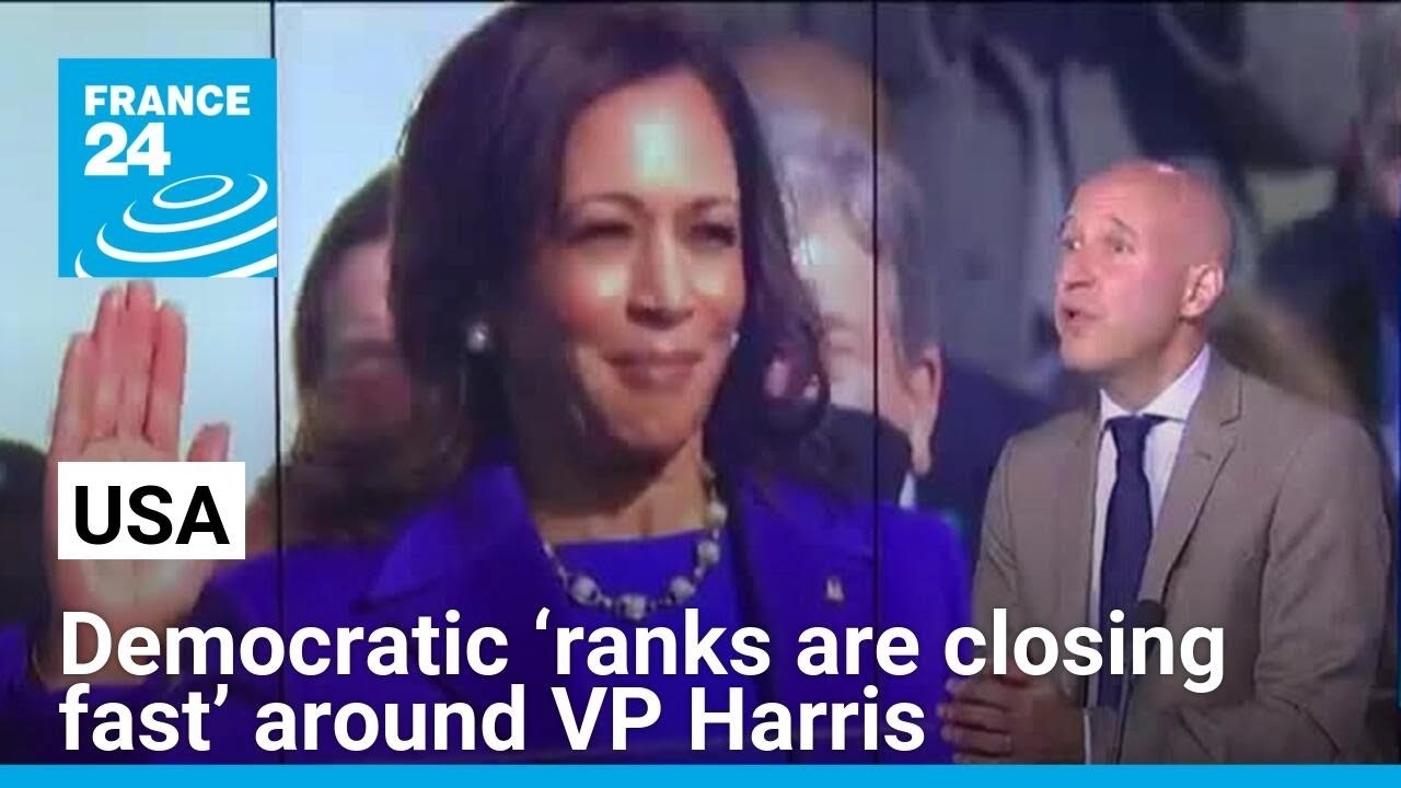 Democratic ‘ranks are closing fast’ around VP Kamala Harris • FRANCE 24 English
