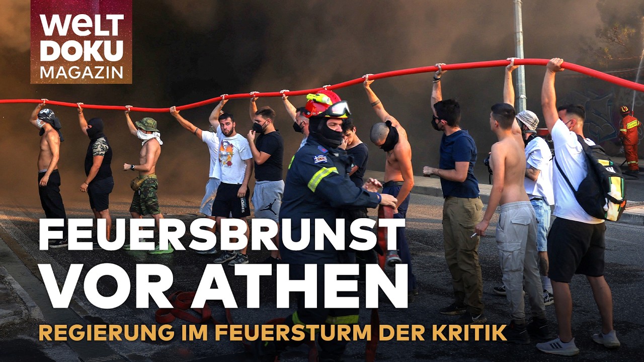 ATHEN AM RANDE DES INFERNOS: Griechenland kämpft gegen Flammen - Regierung im Feuersturm der Kritik