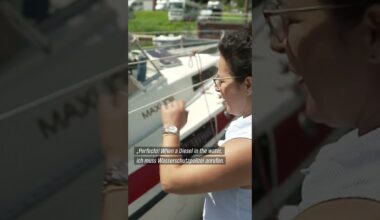 Hafenmeisterin Yildiz Frühauf in Lauenburg/Elbe