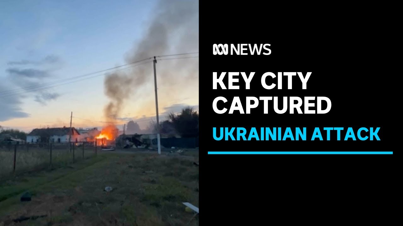 Ukraine captures key city in Kursk, sets up military office on Russian territory | ABC News
