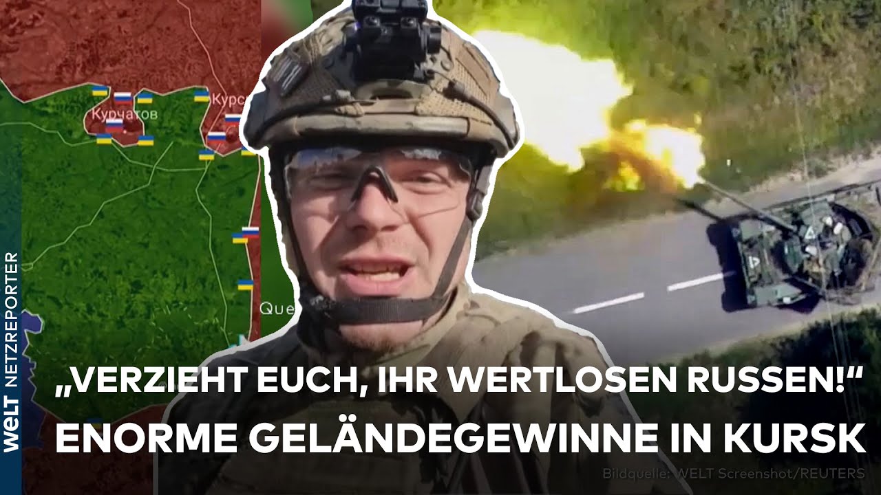 KURSK OFFENSIVE: Selenskyj jubelt und meldet enorme Geländegewinne! Soldaten stellen Putin bloß