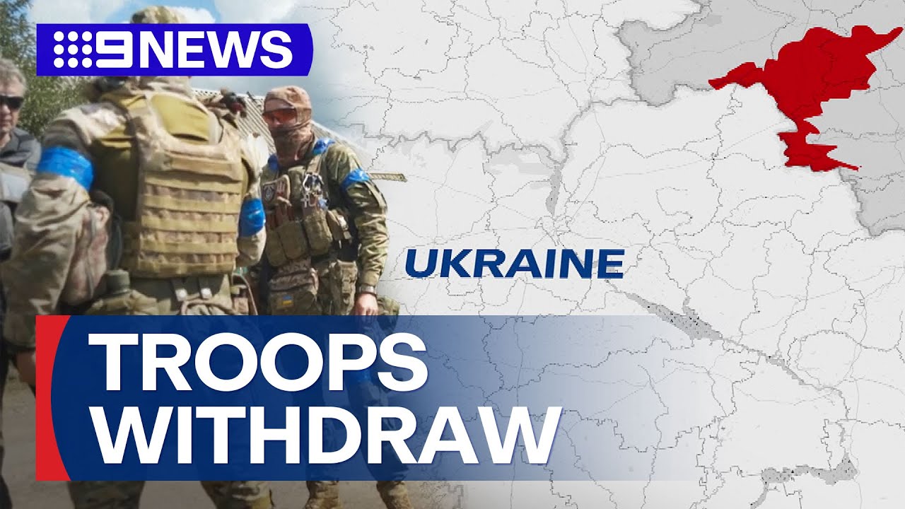 Russia withdraws troops from Ukraine amid incursion | 9 News Australia
