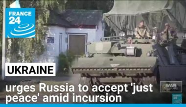 Ukrainian forces press their incursion into Russian territory • FRANCE 24 English