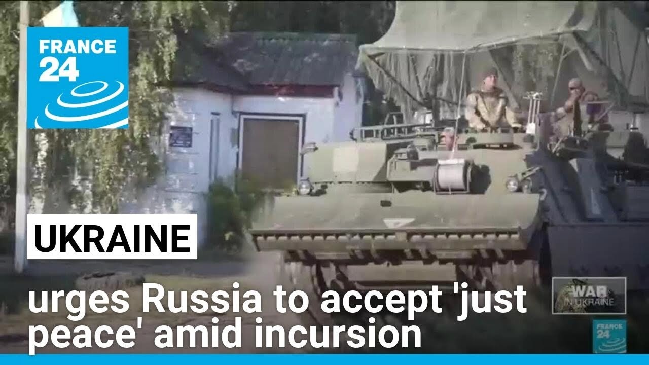 Ukrainian forces press their incursion into Russian territory • FRANCE 24 English