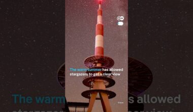 Perseid meteor shower and Northern Light illuminate the sky | DW News