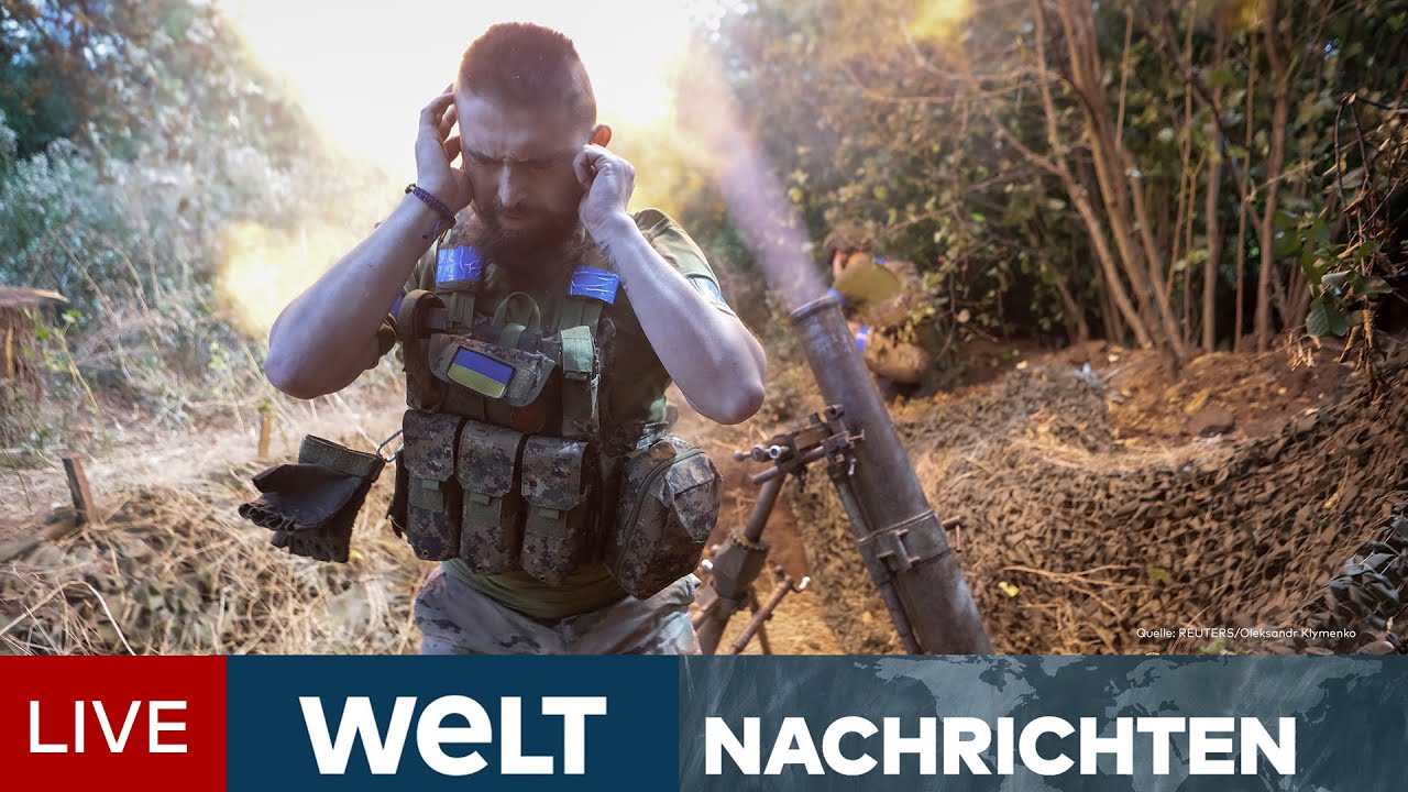 PUTINS KRIEG: Kursk-Offensive - Ukraine nimmt viele Russen in Gefangenschaft | WELT Livestream