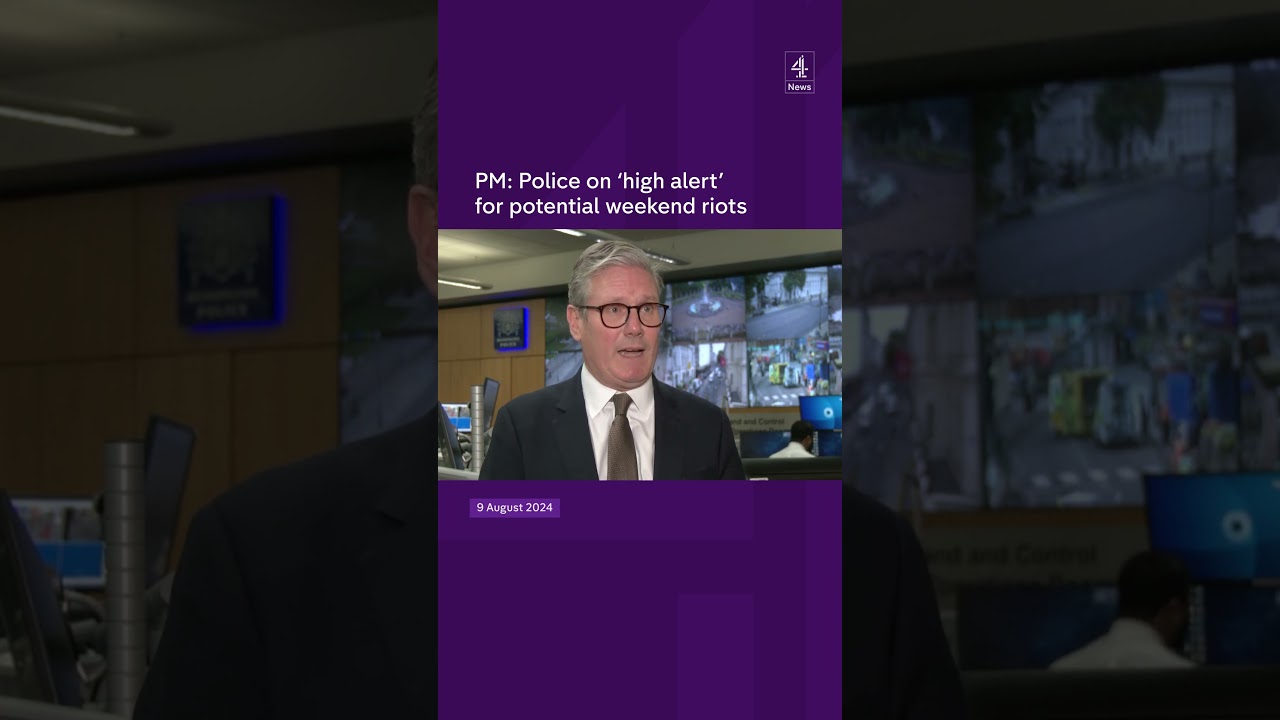 PM: Police on 'high alert' for potential weekend riots