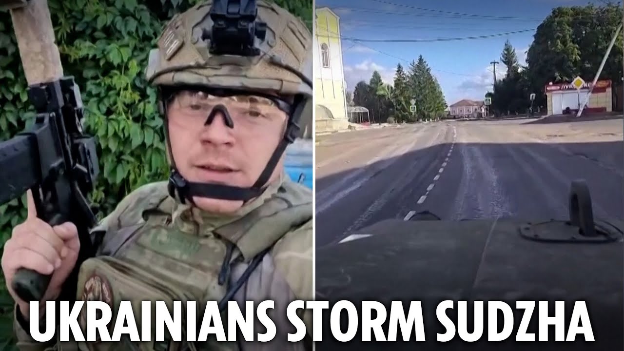 Ukrainian soldier walks past dead enemy troops & says key Russian town captured…despite Putin claims