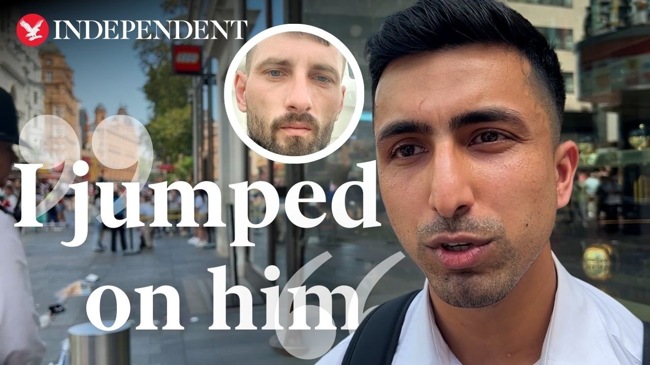 ‘I was my duty’: Security guard who tackled Leicester Square knife attacker