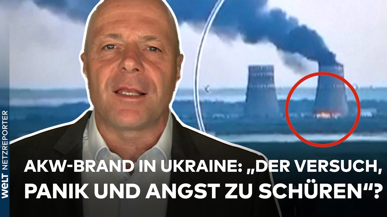KRIEG IN DER UKRAINE: "Gegenseitige Schuldzuweisungen!" So reagiert Russland auf den AKW-Brand!