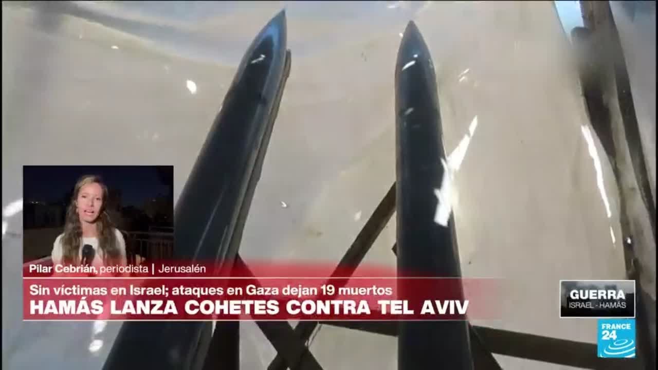Informe desde Jerusalén: Hamás lanzó dos cohetes contra Tel Aviv desde Gaza en respuesta a ataques