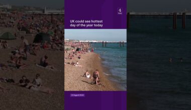 UK could see hottest day of the year today