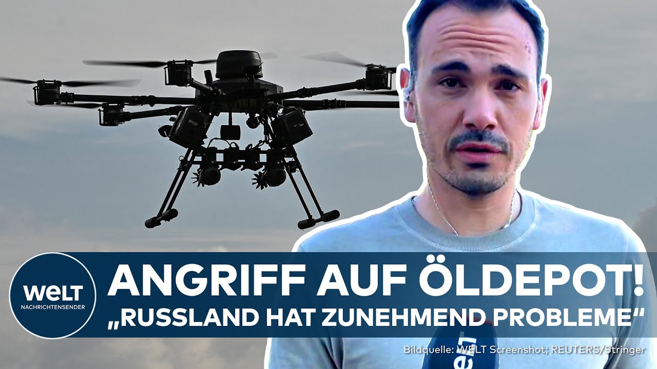UKRAINE-KRIEG: Erneut schwerer Schlag für Putin! Angriff auf russisches Öldepot in Rostow!