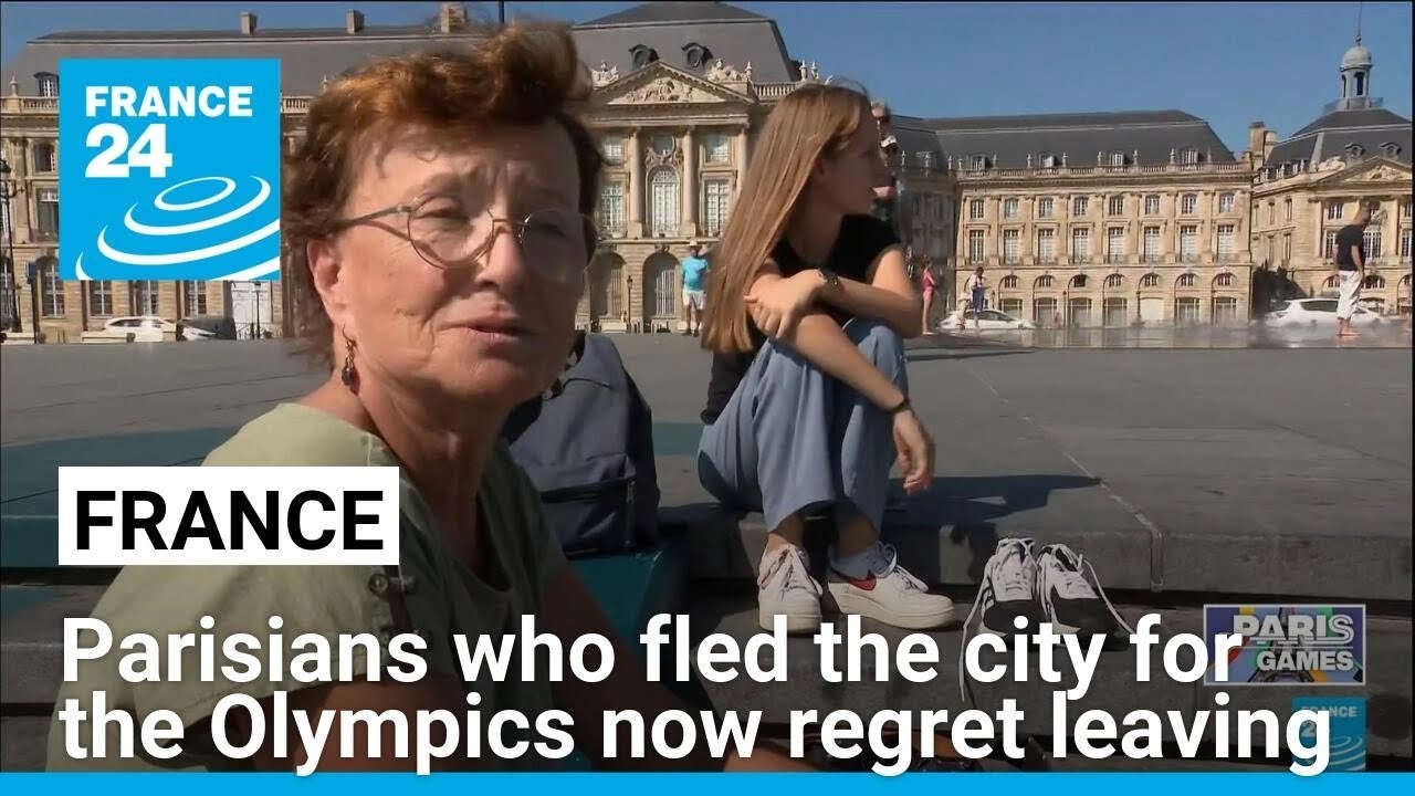 Parisians who fled the city for the Olympics now regret leaving • FRANCE 24 English