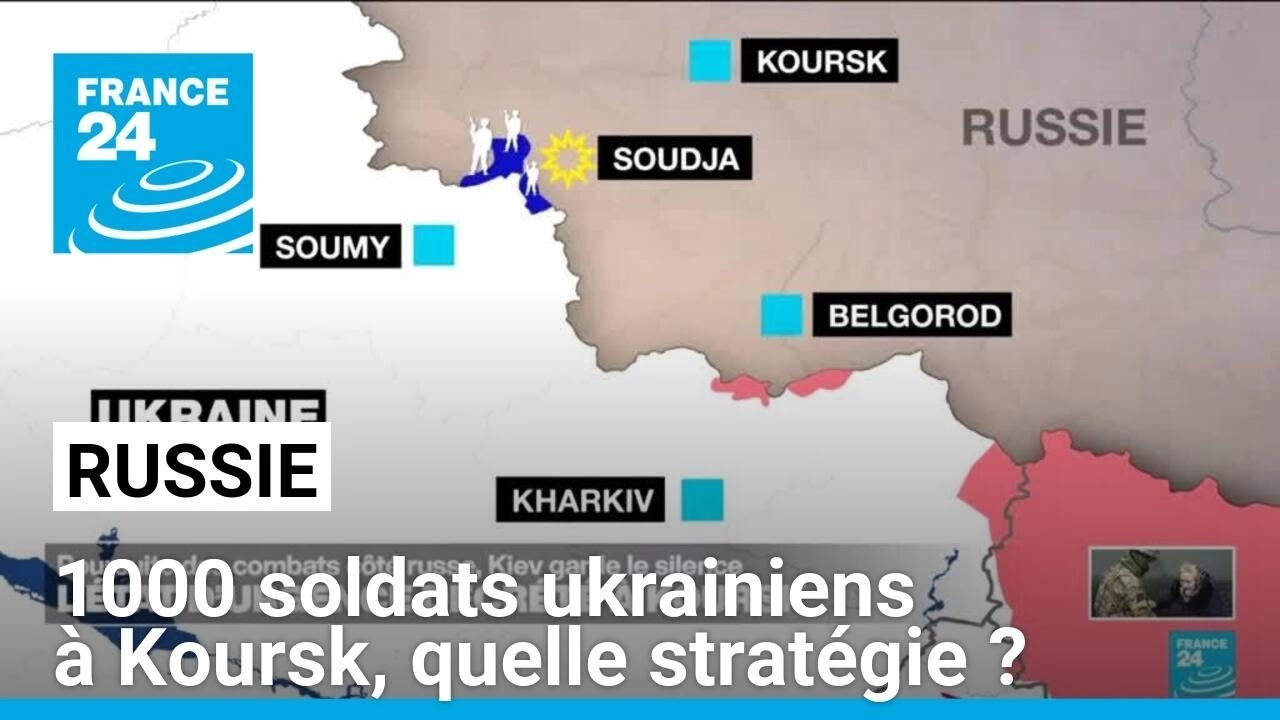 Russie : 1000 soldats ukrainiens à Koursk, quelle stratégie adoptée par Kiev ? • FRANCE 24