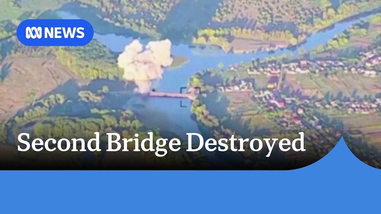Ukrainian forces destroy second strategic bridge on Russian territory | ABC News
