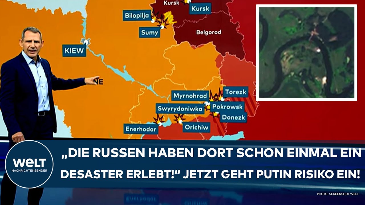 UKRAINE-KRIEG: "Die Russen haben dort schon einmal Desaster erlebt!" Jetzt geht Putin ein Risiko ein