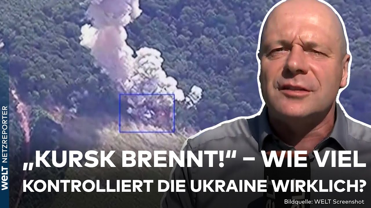 UKRAINE-KRIEG: "Gigantischer Misserfolg der Russen" – Offensive in Kursk spitzt sich immer weiter zu