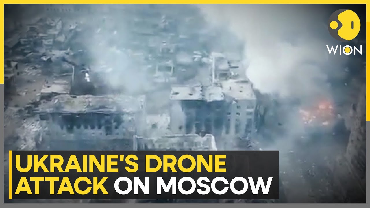 Russia-Ukraine War: Ukraine's largest ever drone attack on Russia's capital | WION News