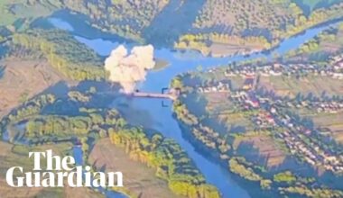 Ukraine forces blow hole in second Russian bridge in Kursk region