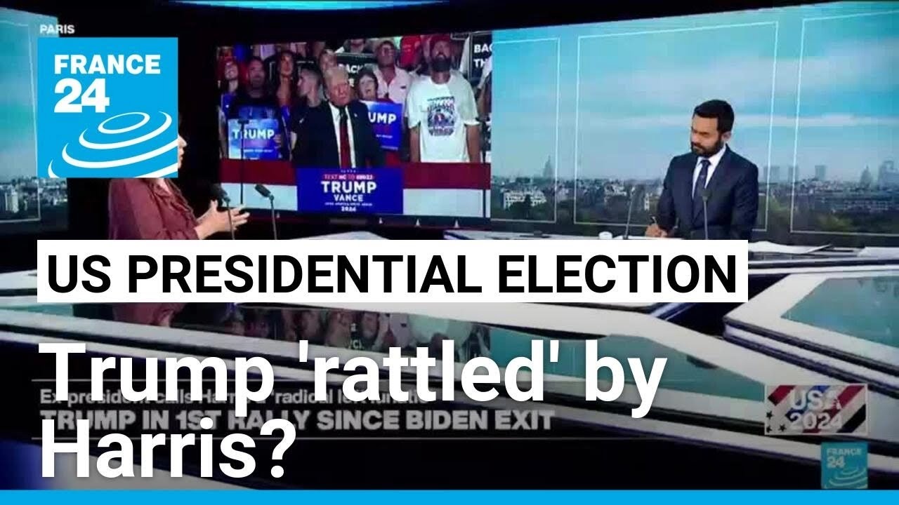 Trump attack on Kamala Harris 'shows he is rattled' • FRANCE 24 English