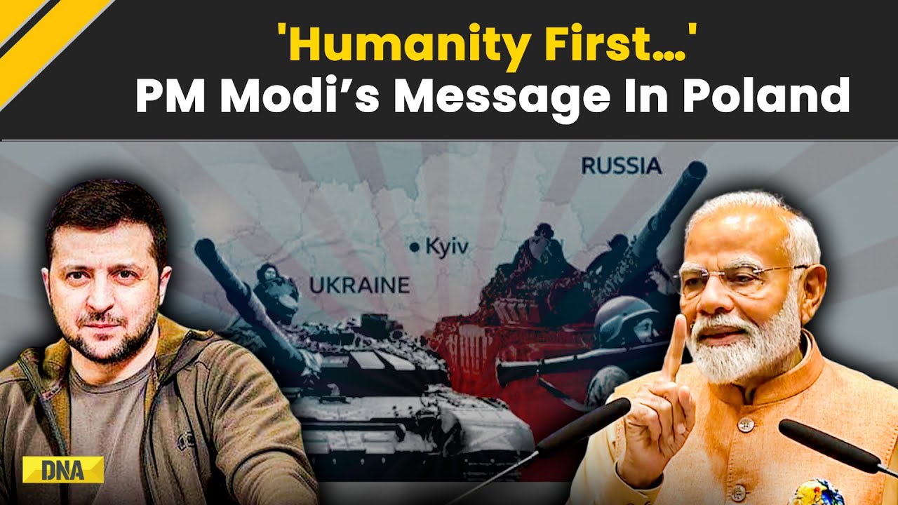 PM Modi In Poland: Advocates 'Humanity First' Amid Russia-Ukraine War | Warsaw