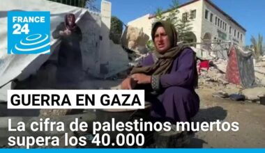 Costo de una guerra que no acaba: ya son más de 40.000 víctimas mortales en Gaza • FRANCE 24