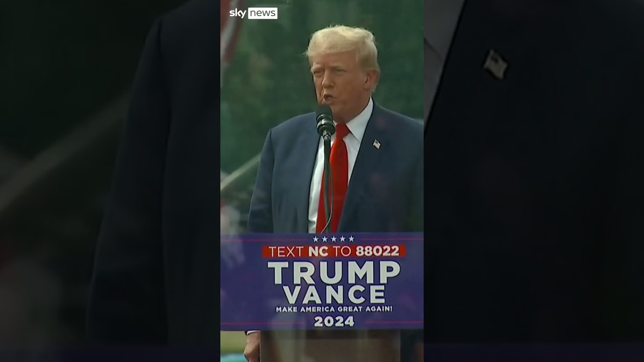 Trump accused the Obamas of ‘taking shots’ at him while talking behind bulletproof glass.
