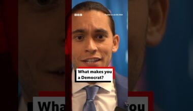 Young Democrats share why they support the party at the DNC. #USElection #BBCNews